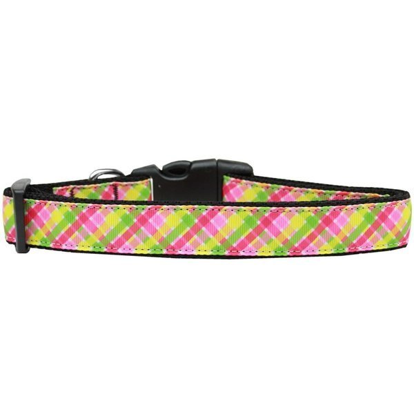 Lemondrop Plaid Nylon Cat Collar, Mirage Pet Products, Mfr#: 125-194 CT